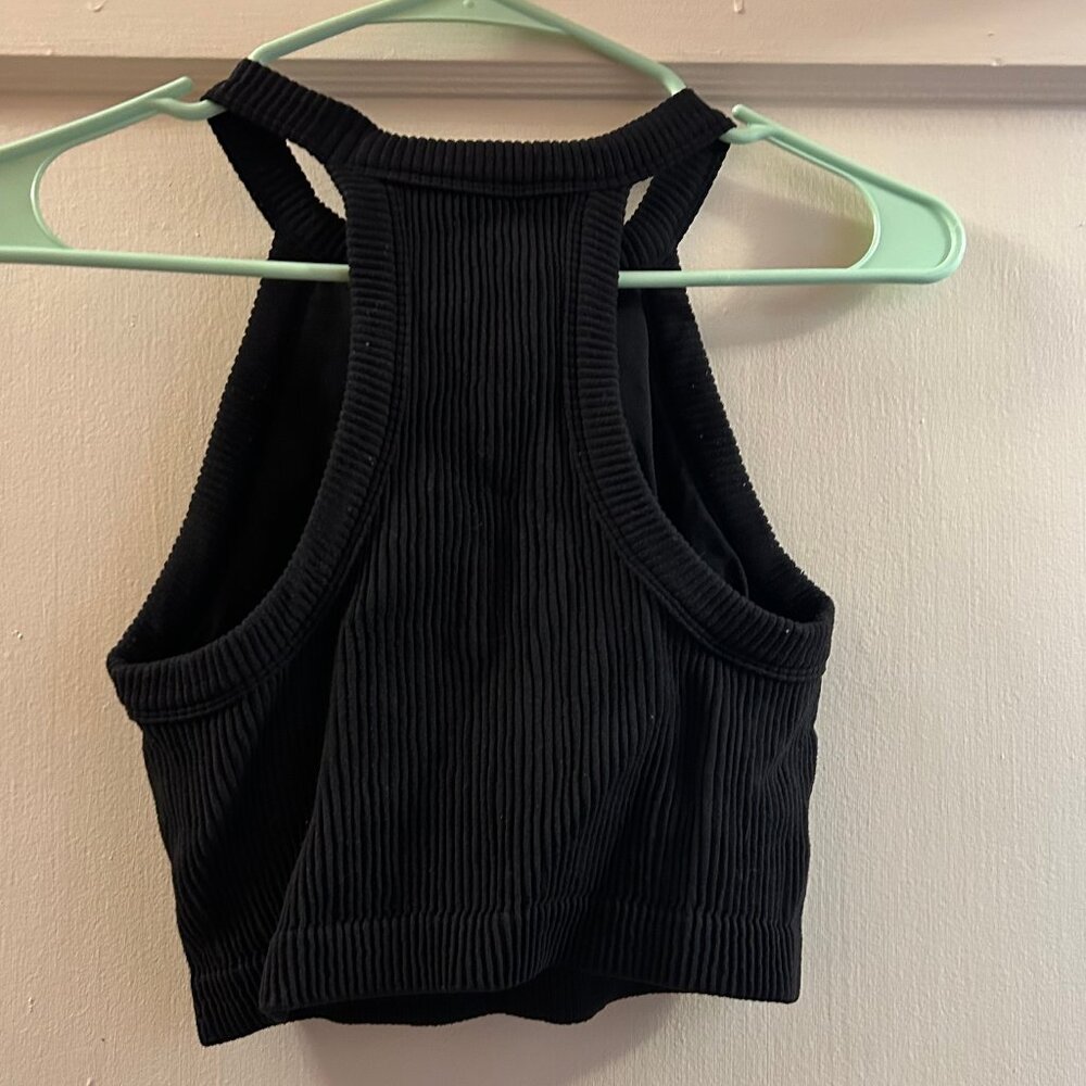 Aerie Ribbed Racerback Crop Top - Picture 2 of 2